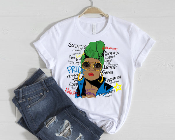 African American Queen, Gift for Black Woman, Black Owned Clothing, Black  History Shirt, Fourth of July Shirt, American Flag Shirt -  Canada